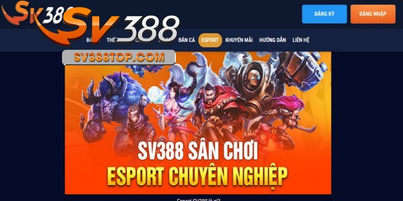 Trải nghiệm Esport tại sảnh SV388